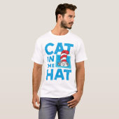 Dr. Seuss | Kat in het Pet Logo T-shirt (Voorkant volledig)