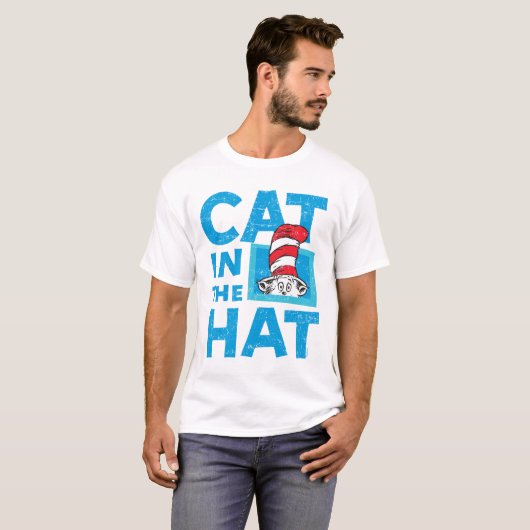 Dr. Seuss | Kat in het Pet Logo T-shirt (Voorkant volledig)