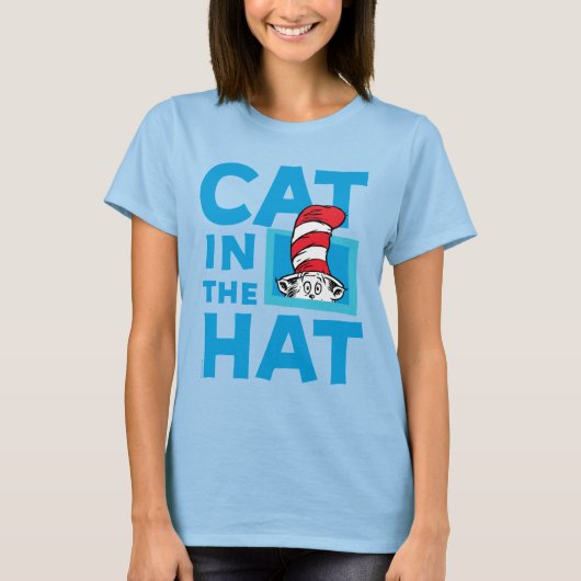 Dr. Seuss | Kat in het Pet Logo T-shirt (Voorkant)