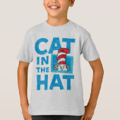 Dr. Seuss | Kat in het Pet Logo T-shirt (Voorkant)