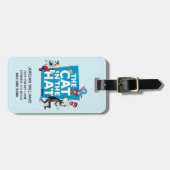 Dr. Seuss | Kat in het Pet Logo - Tekens Bagagelabel (Voorkant horizontaal)