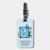 Dr. Seuss | Kat in het Pet Logo - Tekens Bagagelabel (Voorkant verticaal)
