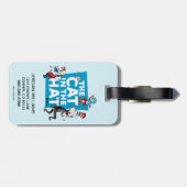 Dr. Seuss | Kat in het Pet Logo - Tekens Bagagelabel (Achterkant horizontaal)