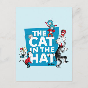 Dr. Seuss   Kat in het Pet Logo - Tekens Briefkaart