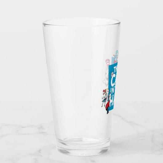 Dr. Seuss | Kat in het Pet Logo - Tekens Glas (Rechts)