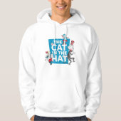 Dr. Seuss | Kat in het Pet Logo - Tekens Hoodie (Voorkant)