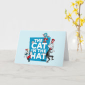 Dr. Seuss | Kat in het Pet Logo - Tekens Kaart (Gele Bloem)