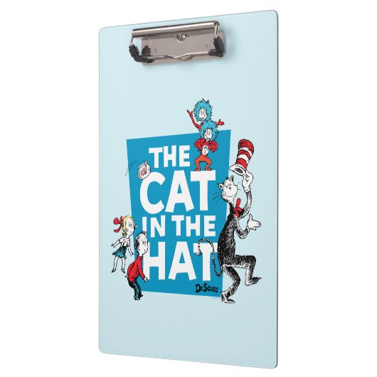 Dr. Seuss | Kat in het Pet Logo - Tekens Klembord (Links)