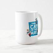 Dr. Seuss | Kat in het Pet Logo - Tekens Koffiemok (Voorkant rechts)