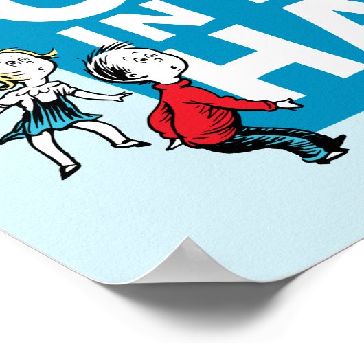 Dr. Seuss | Kat in het Pet Logo - Tekens Poster (Hoek)