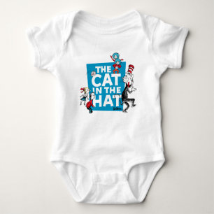 Dr. Seuss   Kat in het Pet Logo - Tekens Romper