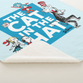 Dr. Seuss | Kat in het Pet Logo - Tekens Sherpa Deken (3/4)