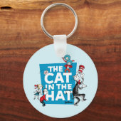 Dr. Seuss | Kat in het Pet Logo - Tekens Sleutelhanger (Achterkant)
