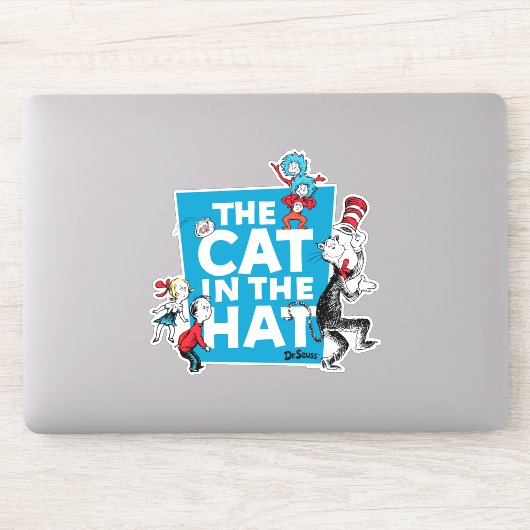 Dr. Seuss | Kat in het Pet Logo - Tekens Sticker (Computer)