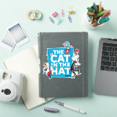 Dr. Seuss | Kat in het Pet Logo - Tekens Sticker (iPad Cover)