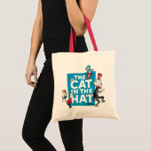 Dr. Seuss | Kat in het Pet Logo - Tekens Tote Bag (Voorkant (product))