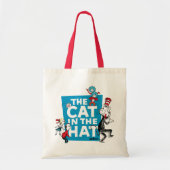 Dr. Seuss | Kat in het Pet Logo - Tekens Tote Bag (Voorkant)