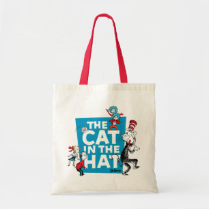 Dr. Seuss   Kat in het Pet Logo - Tekens Tote Bag