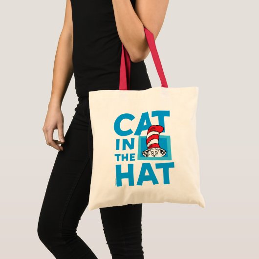 Dr. Seuss | Kat in het Pet Logo Tote Bag (Voorkant (product))
