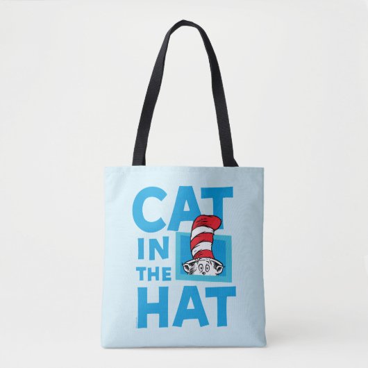 Dr. Seuss | Kat in het Pet Logo Tote Bag (Voorkant)
