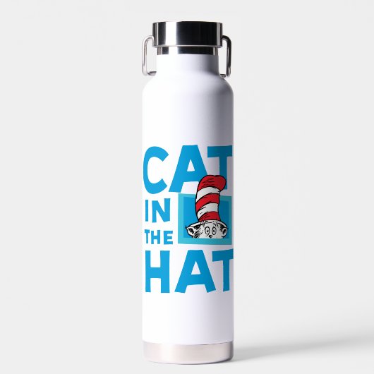 Dr. Seuss | Kat in het Pet Logo Waterfles (Voorkant)