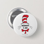 Dr. Seuss | Kat in het Pet - Mama ik ben Ronde Button 5,7 Cm (Voorkant /achterkant)