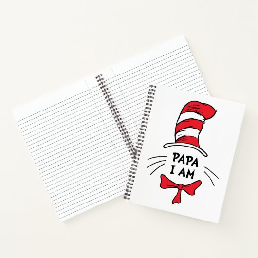 Dr. Seuss | Kat in het Pet - Papa Ik ben Notitieboek (Binnen)