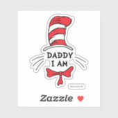 Dr. Seuss | Kat in het Pet - Papa Ik ben Sticker (Vel)