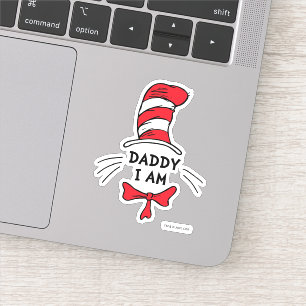 Dr. Seuss   Kat in het Pet - Papa Ik ben Sticker