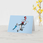 Dr. Seuss | Kat in het Pet Paraplu Walk Kaart (Gele Bloem)