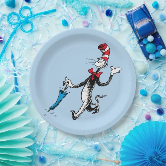 Dr. Seuss | Kat in het Pet Paraplu Walk Papieren Bordje (Feest)