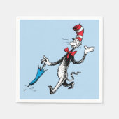 Dr. Seuss | Kat in het Pet Paraplu Walk Servet (Voorkant)