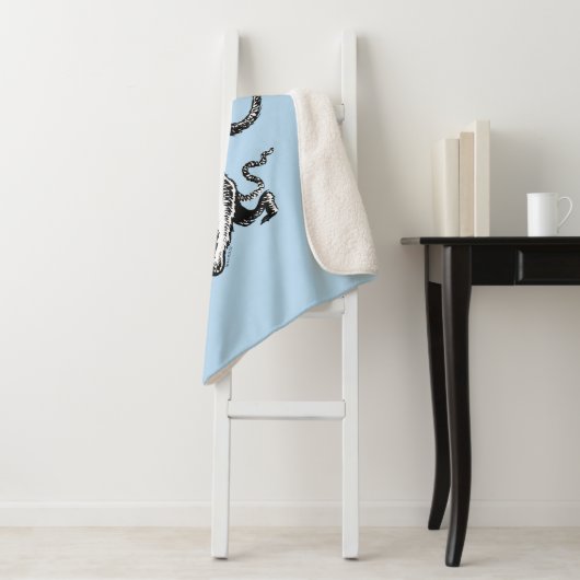 Dr. Seuss | Kat in het Pet Paraplu Walk Sherpa Deken (In situ)