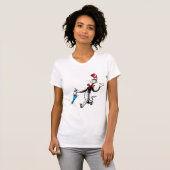 Dr. Seuss | Kat in het Pet Paraplu Walk T-shirt (Voorkant volledig)