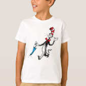 Dr. Seuss | Kat in het Pet Paraplu Walk T-shirt (Voorkant)