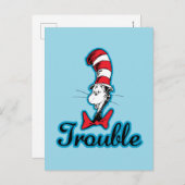 Dr. Seuss | Kat in het Pet Problemen Briefkaart (Voorkant / Achterkant)