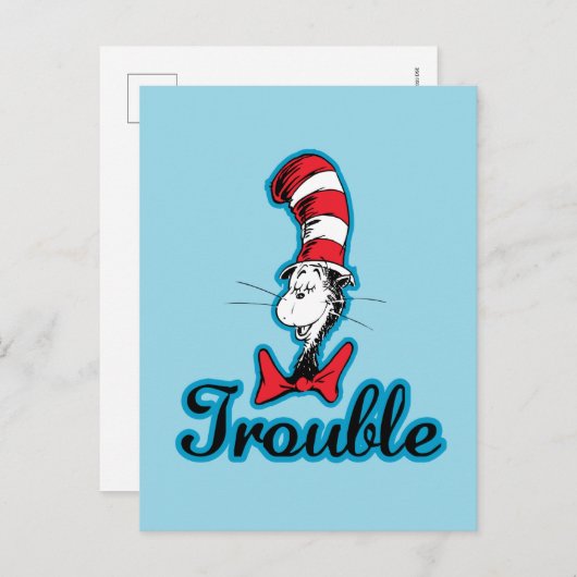 Dr. Seuss | Kat in het Pet Problemen Briefkaart (Voorkant / Achterkant)