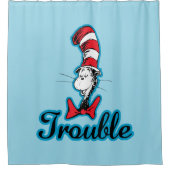 Dr. Seuss | Kat in het Pet Problemen Douchegordijn (Voorkant)