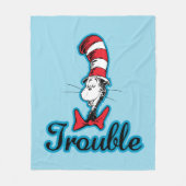 Dr. Seuss | Kat in het Pet Problemen Fleece Deken (Voorkant)