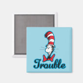 Dr. Seuss | Kat in het Pet Problemen Magneet (Voorkant / Achterkant)