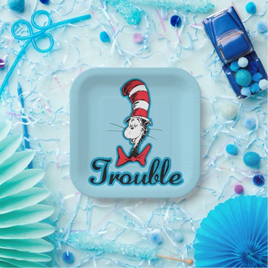 Dr. Seuss | Kat in het Pet Problemen Papieren Bordje (Feest)