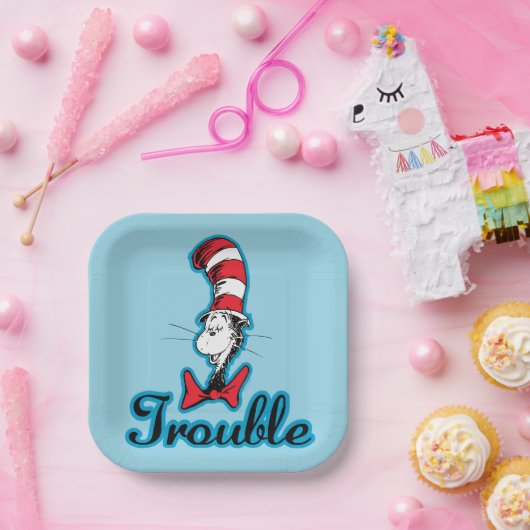 Dr. Seuss | Kat in het Pet Problemen Papieren Bordje (Feest)