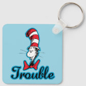 Dr. Seuss | Kat in het Pet Problemen Sleutelhanger (Achterkant)