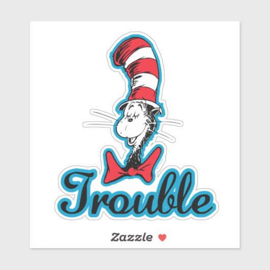 Dr. Seuss | Kat in het Pet Problemen Sticker (Vel)