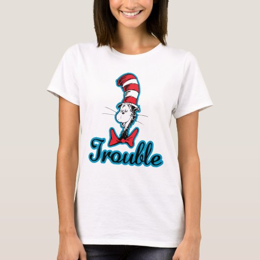 Dr. Seuss | Kat in het Pet Problemen T-shirt (Voorkant)