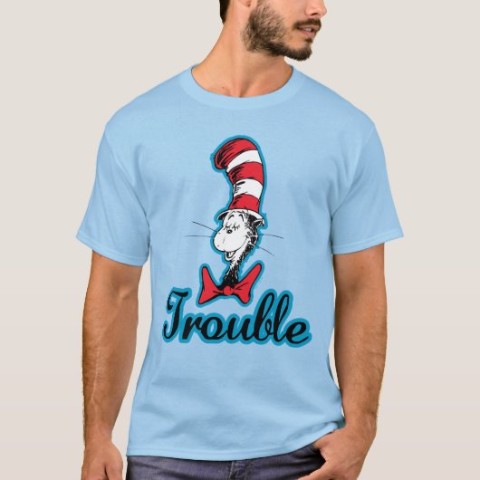 Dr. Seuss | Kat in het Pet Problemen T-shirt (Voorkant)