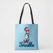 Dr. Seuss | Kat in het Pet Problemen Tote Bag (Voorkant)