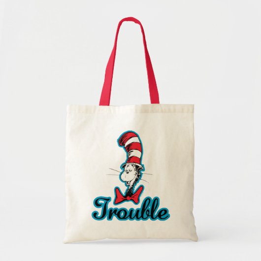 Dr. Seuss | Kat in het Pet Problemen Tote Bag (Voorkant)