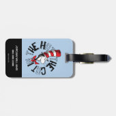 Dr. Seuss | Kat in het Pet Ronde kunst Bagagelabel (Achterkant horizontaal)