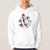 Dr. Seuss | Kat in het Pet Ronde kunst Hoodie (Voorkant)